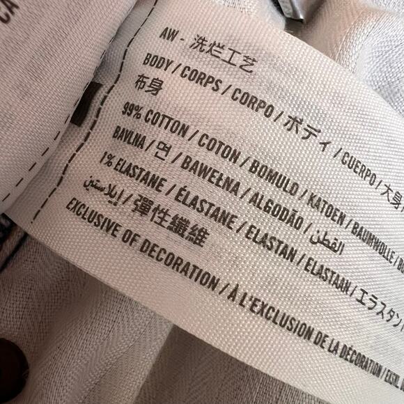 Abercrombie & Fitch Shorts Womens Size 33/16 Curve Love Cut Off Button Fly - Picture 15 of 16